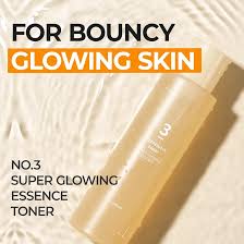 Numbuzin- No.3 Super Glowing Essence Toner 200ml Makeup Stash Pakistan