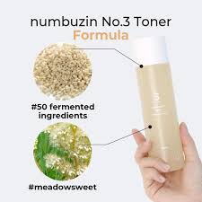 Numbuzin- No.3 Super Glowing Essence Toner 200ml Makeup Stash Pakistan