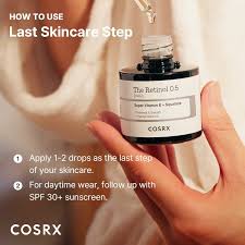 COSRX - The Retinol 0.5 Super Vitamin E + Squalane Oil 20ml -Makeup Stash Pakistan