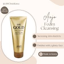 Anjo 24k Gold Foam Cleansing 180ml Makeup Stash Pakistan