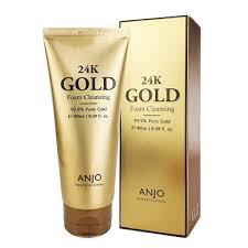 Anjo 24k Gold Foam Cleansing 180ml Makeup Stash Pakistan