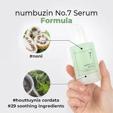 Numbuzin - No.7 Mild Green Soothing Serum 50ml - Makeup Stash Pakistan