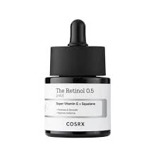 COSRX - The Retinol 0.5 Super Vitamin E + Squalane Oil 20ml -Makeup Stash Pakistan