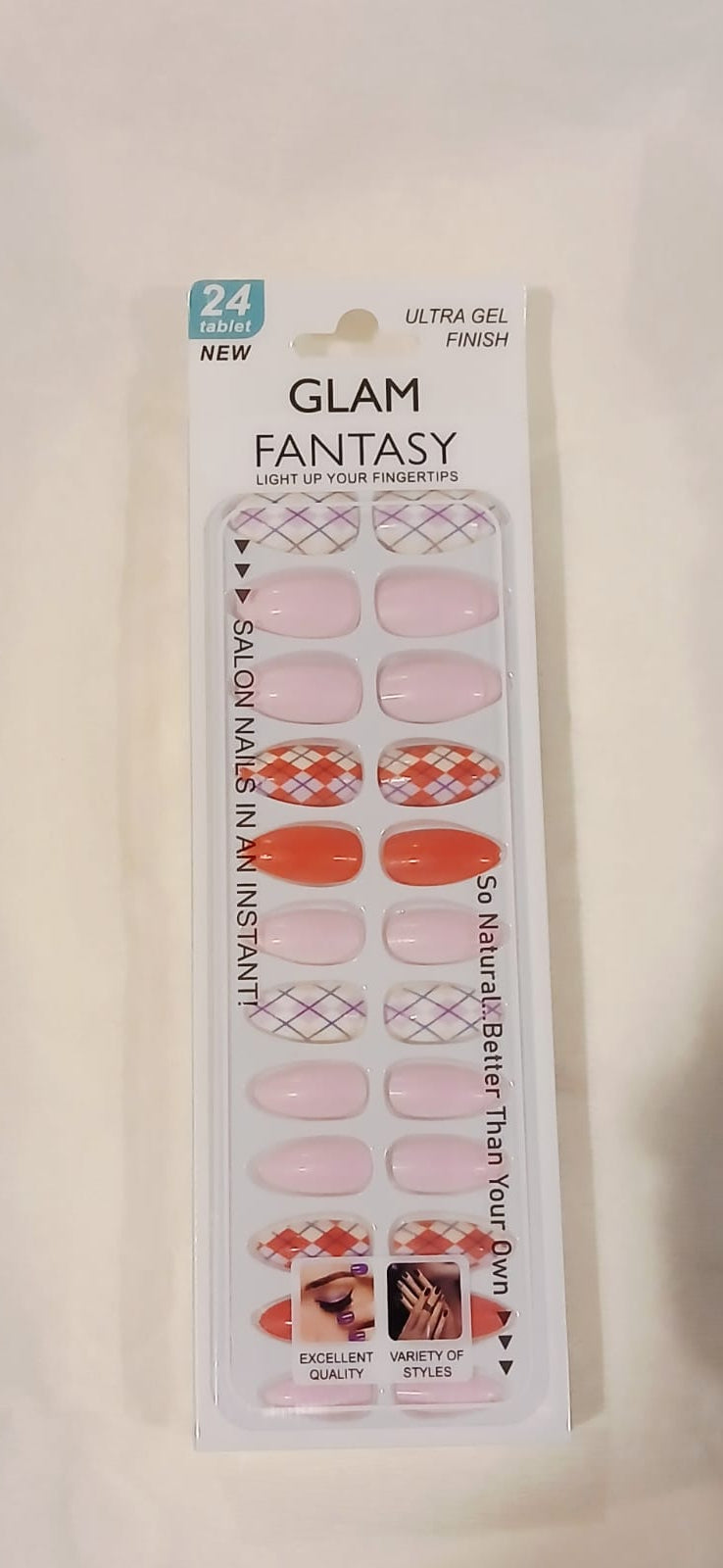 Glam Fantasy Light Up Your Fingertips Nails - Makeup Stash Pakistan