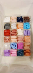 Colorful , Acrylic Fake Nails  , daily wear , DIY Nail Art , Makeupstashpk