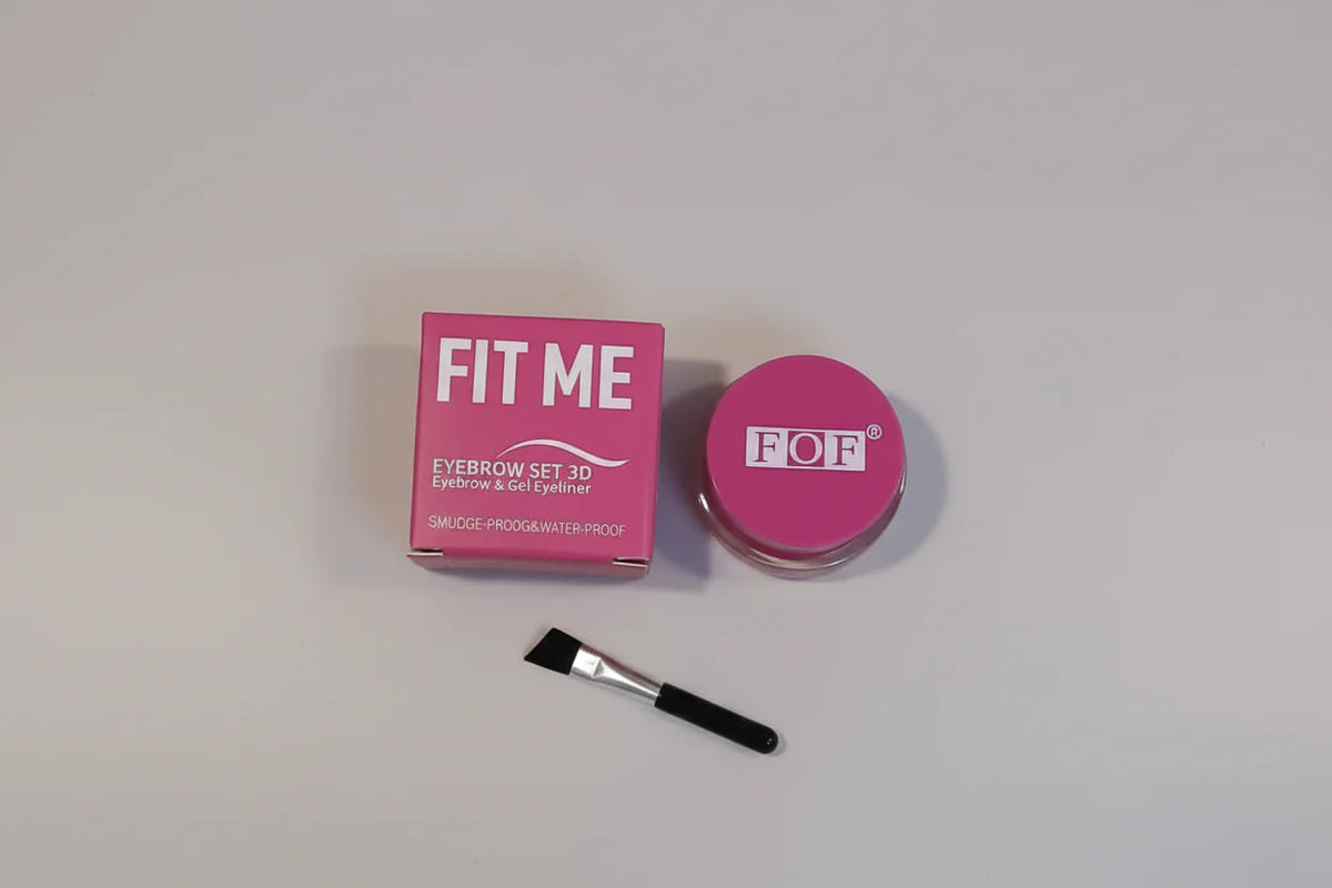 12 Shades , Perfect Brows & Eyes , 3d eyebrow  , gel eyeliner ,Makeupstashpk