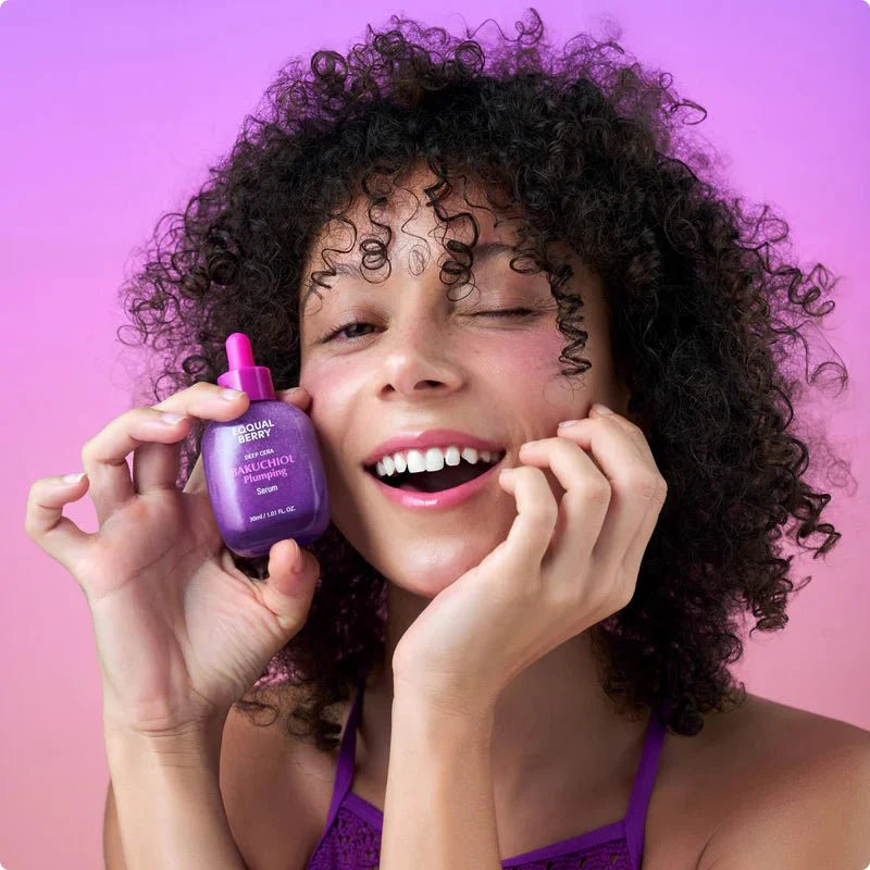 Eqqualberry Bakuchiol serum, bakuchiol serum, retinol alternative serum, anti aging serum, plumping serum, firming face serum, sensitive skin anti aging, wrinkle reducing serum,Makeupstashpk