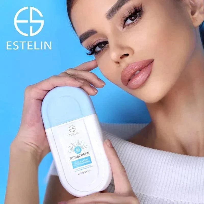 Estelin, Estelin Sunscreen, Estelin SPF80, Estelin SPF 80, Estelin PA+++++, SPF80 Sunscreen, SPF 80 Sunscreen, PA+++++ Sunscreen, PA++++ Sunscreen, Ultra Light Sunscreen, Ultra Lightweight Sunscreen, Lightweight Sunscreen, High SPF Sunscreen, Face Sunscreen, Facial Sunscreen, Sunscreen for Face, Daily Sunscreen, UV Protection - Makeupstashpk