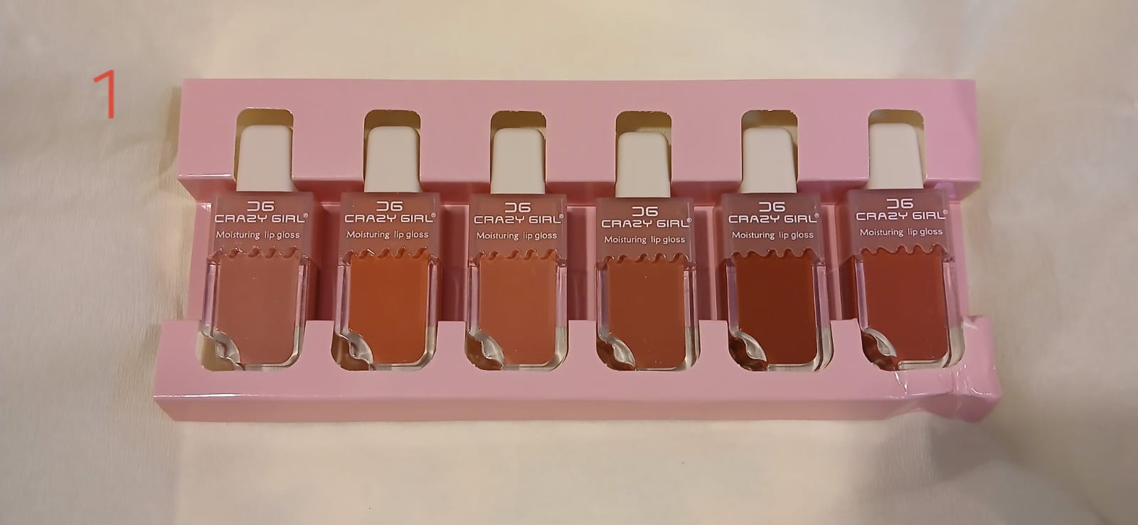 Crazy Girl 6 color Lip Gloss - Makeup Stash Pakistan