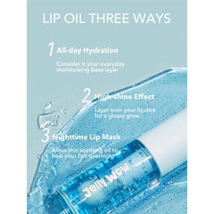 Sheglam,Hydrating,Lip Oil,Glossy Lips,Blue Berry,Makeupstashpk