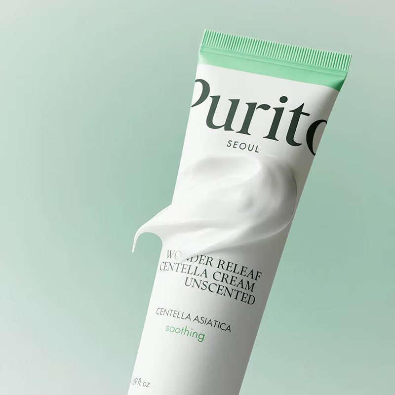 Purito - Wonder Releaf Centella Cream Unscented 50ml-Makeup Stash Pakistan