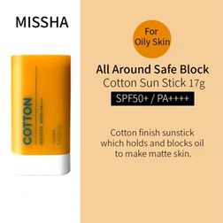 Missha - Cotton Sunstick SPF50+++ 17g - Makeup Stash Pakistan