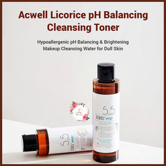 Acwell - Licorice Ph Balancing Cleansing Toner 150 ML - Makeup Stash Pakistan