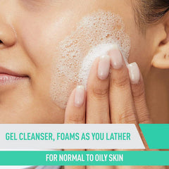 Foaming face wash, cleanser for oily skin, hydrating facial cleanser,ceramide cleanser, niacinamide face wash, skincare for oily skin, fragrance free cleanser, daily facial cleanser, dermatologist recommended cleanser, gentle foaming cleanser - Makeupstashpk
