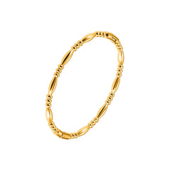 xiyilov bangles, gold plated bangles women, stainless steel bracelets women, stackable bangles, elegant bangle set, luxury fashion jewelry, women bangles - Makeupstashpk