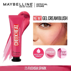 Maybelline Cheek Heat Gel Cream Blush - Fuchsia Spark | Makeupstash Pakistan