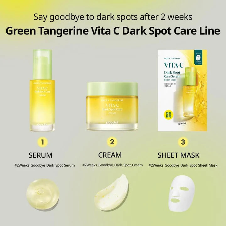 Goodal Green Tangerine vita C Dark Spot Cream 50ml - Makeup Stash Pakistan