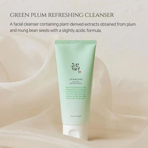 Green Plum Cleanser, Low pH Face Wash, Gentle Cleanser, Korean Skincare Cleanser, Hydrating Face Wash, Sensitive Skin Cleanser, Daily Face Wash, Clear Skin Cleanser- Makeup Stash Pakistan