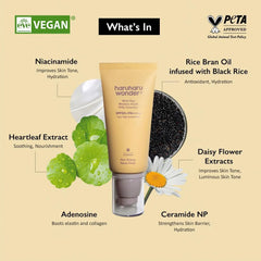 Haruharu Wonder - Black Rice Moisture Airfit Daily Sunscreen 50ml (Velvet Finish) - Makeup Stash Pakistan