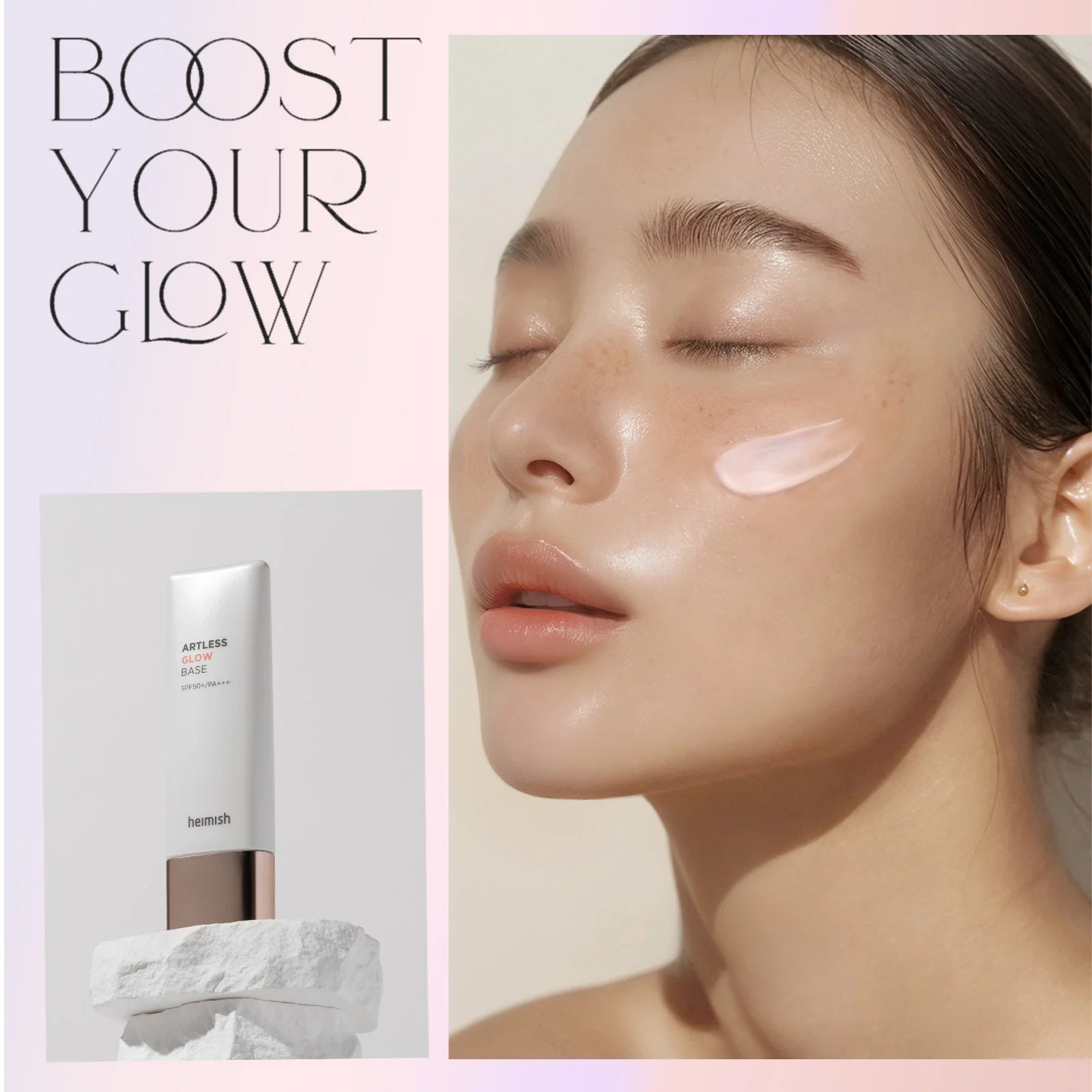 Heimish - Artless Glow Base SPF50+ PA+++ 40mL - Makeup Stash Pakistan