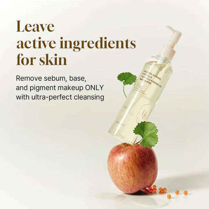 Heveblue - Salmon Caring Centella Light Cleansing Oil 250ml - Makeup Stash Pakistan