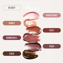 Huda Beauty Faux Filler Extra Shine Lip Gloss – Bombshell 3.9ml | Plumping High-Shine Hydrating Lip Gloss