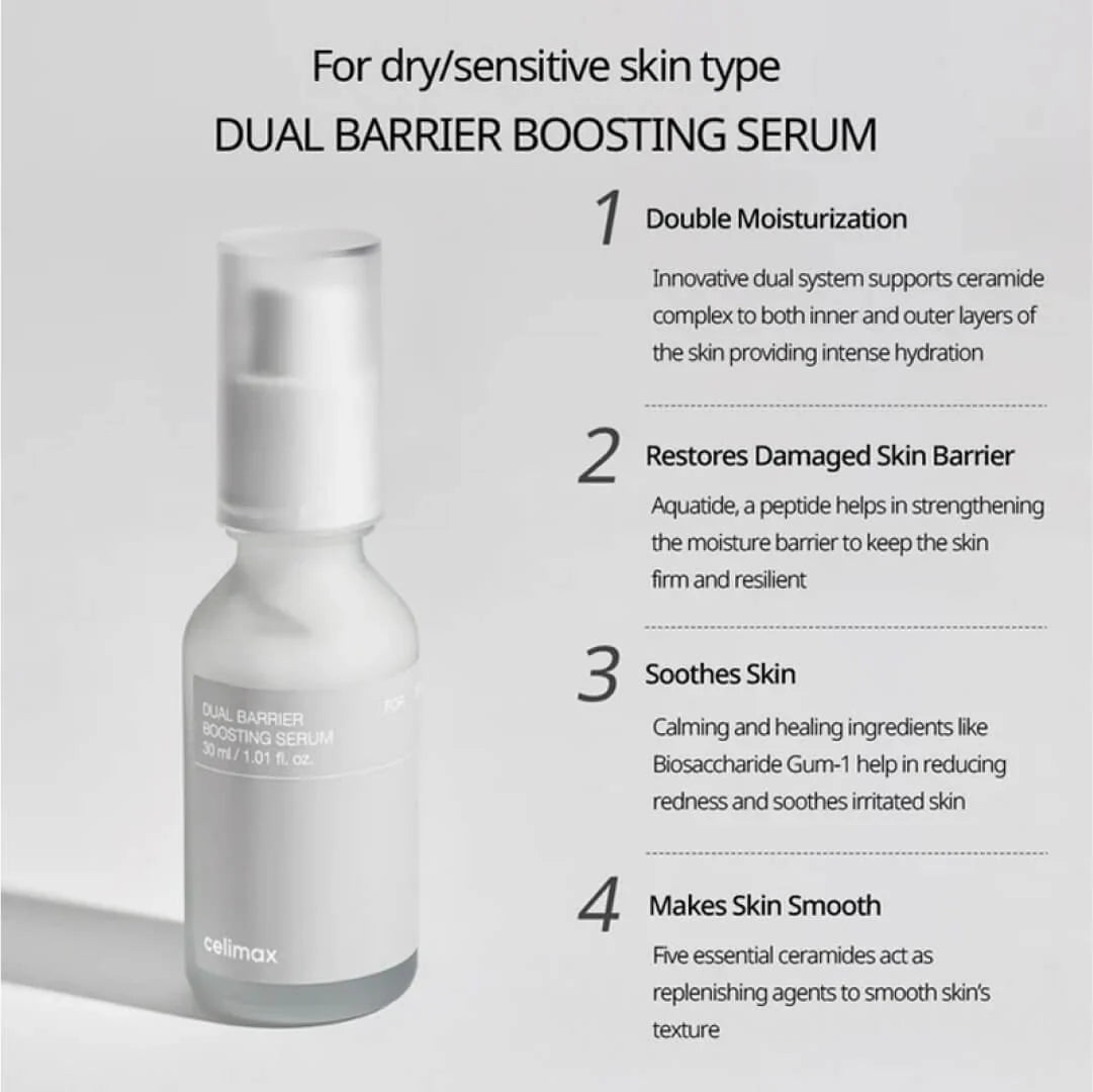 Celimax - Dual Barrier Boosting Serum 30ml - Makeup Stash Pakistan
