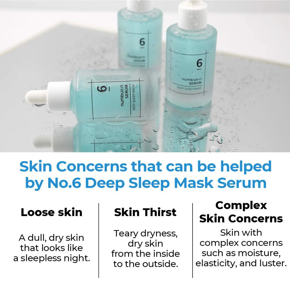 Numbuzin No.6 Deep Sleep Mask Serum 50ml - Makeup Stash Pakistan

