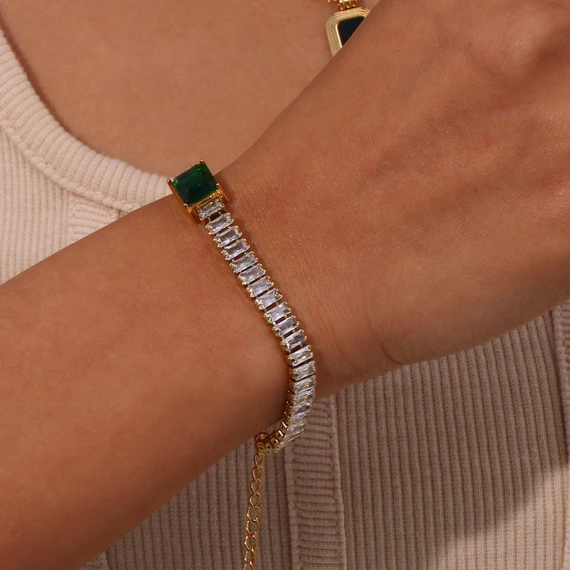 Zircon,Bracelet,High-Quality,Elegant,Makeup Stash Pakistan