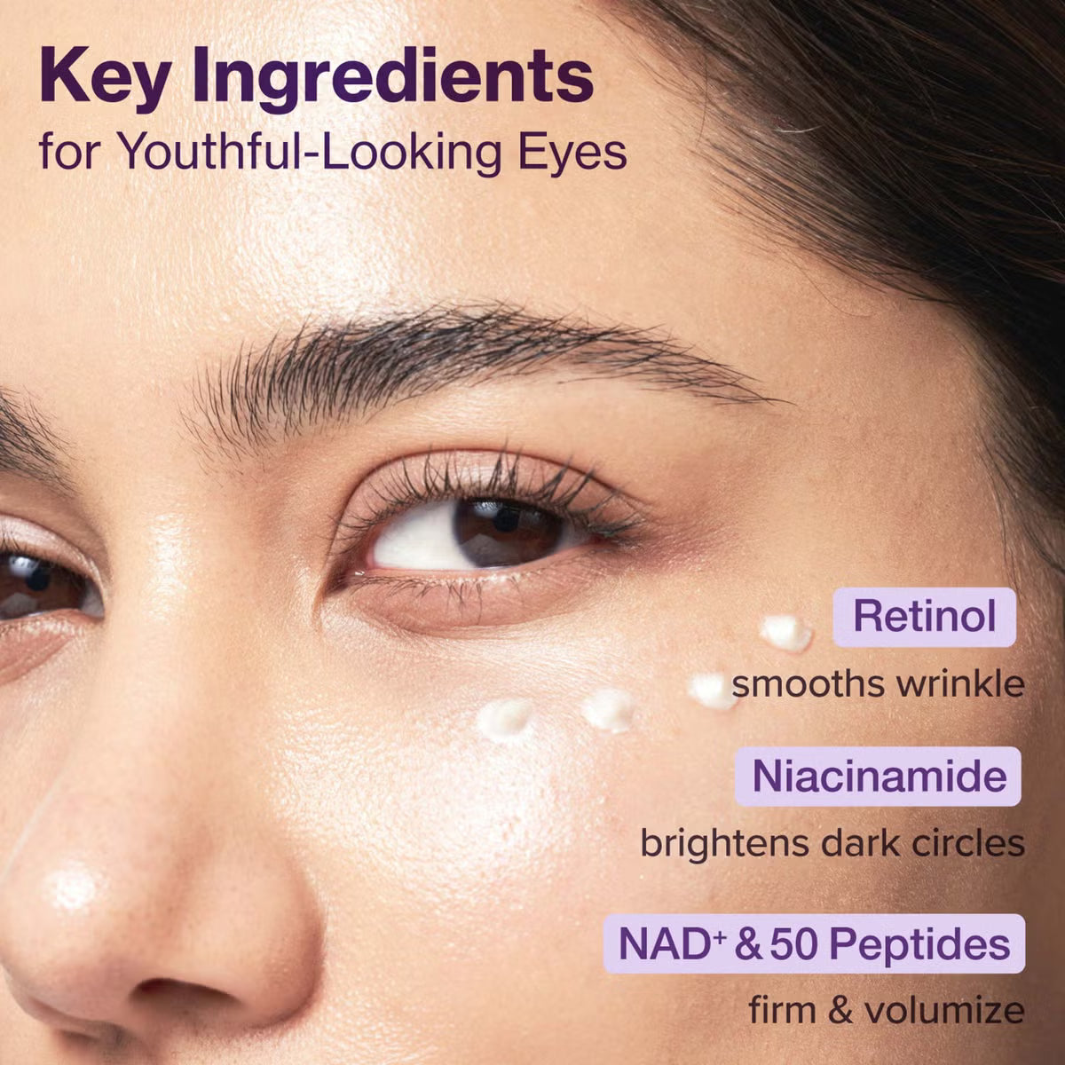 Numbuzin No 9 Eye Cream, Numbuzin NAD Retinol Eye Cream, Numbuzin Volumetox Eye Cream, Retinol Eye Cream, Korean Eye Cream, Anti Aging Eye Cream, Eye Cream for Wrinkles, Dark Circle Treatment, Under Eye Cream - Makeupstashpk