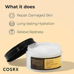 COSRX Advanced Snail 92 All In One Cream 100ml – Repairing & Hydrating Snail Mucin Moisturizer