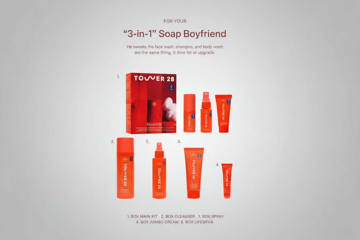 Tower 28 SOS Minis Kit – Sensitive Skin Travel Essentials