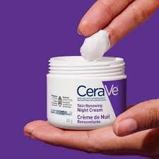 CeraVe Skin Renewing Night Cream – Overnight Repair Moisturizer with Peptides & Ceramides