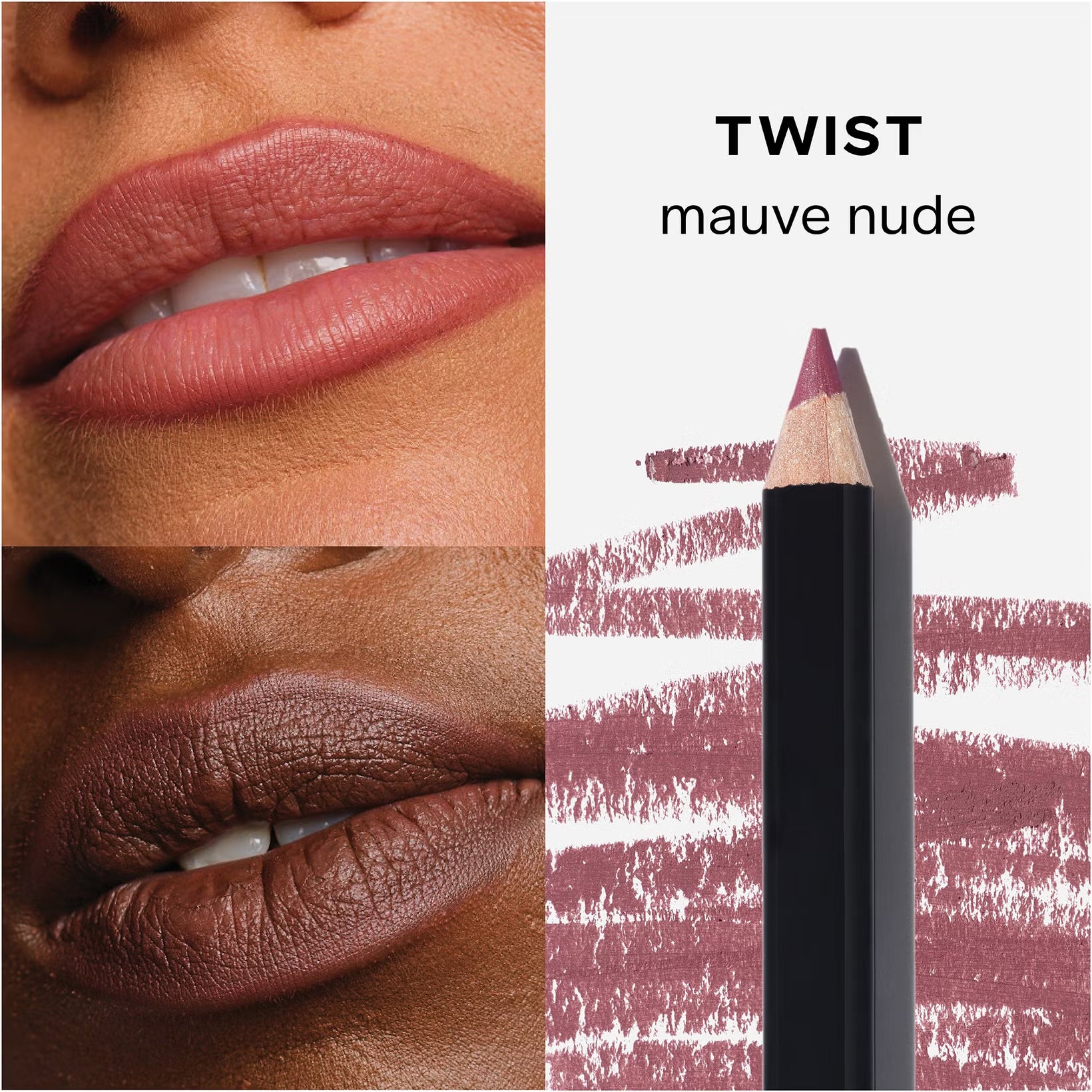 Saie Lip Liner 101 – Twist | Creamy Clean Lip Pencil