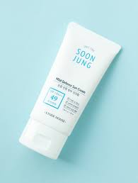 Etude  House - Soon Jung Mild Defence Sun Cream 50ml - Makeup Stash Pakistan