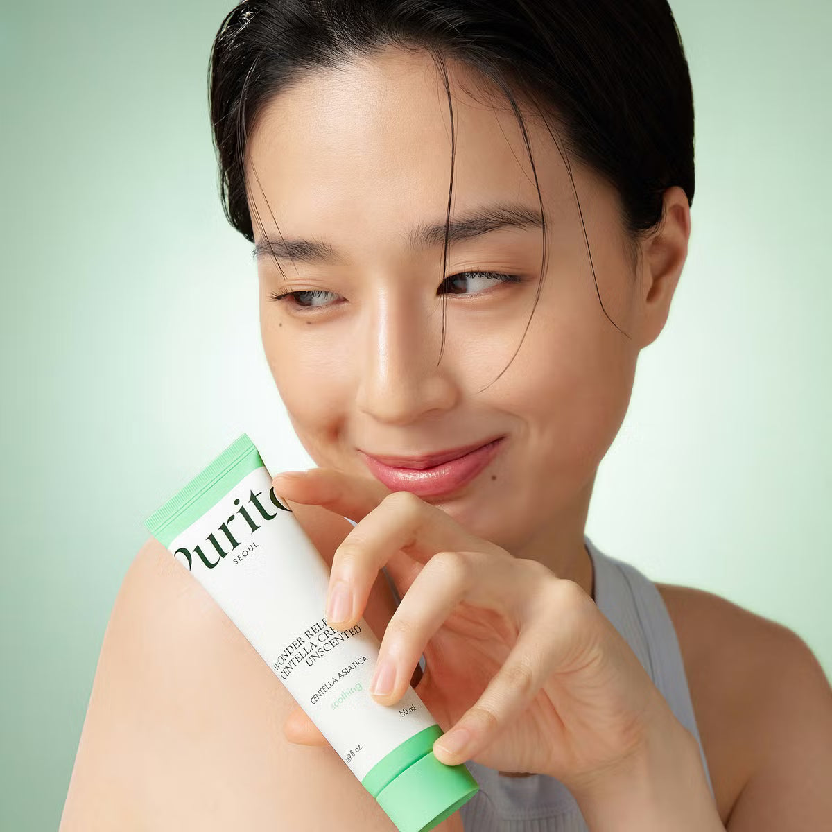 Purito - Wonder Releaf Centella Cream Unscented 50ml-Makeup Stash Pakistan