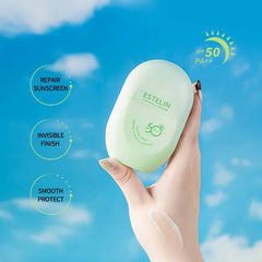 Estelin, Estelin Sunscreen, Estelin Clear Gel Sunscreen, Estelin Gel Sunscreen, Clear Gel Sunscreen, Gel Sunscreen, Ceramide Sunscreen, Centella Sunscreen, Ceramide & Centella, Repair Sunscreen, Barrier Support, Face Sunscreen - Makeupstashpk