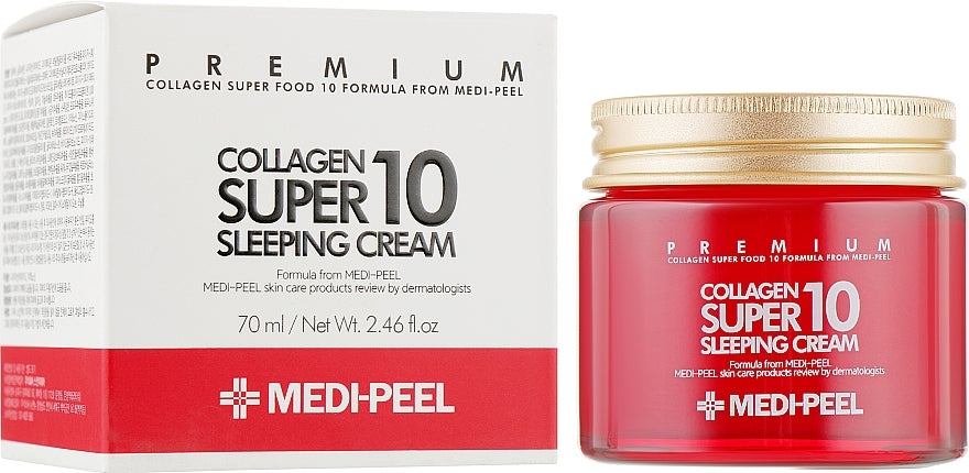 Medi-Peel - Collagen 10 Sleeping Cream 70ml - Makeup Stash Pakistan 