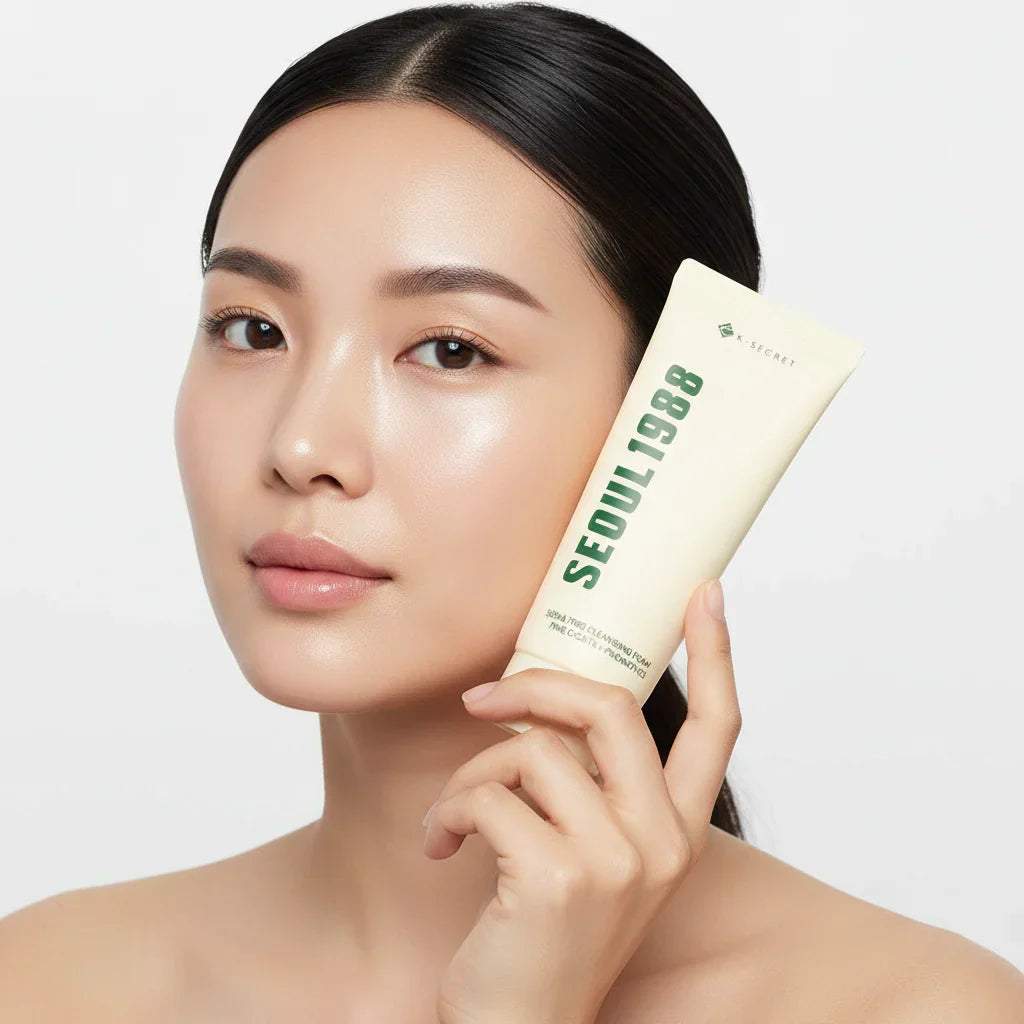 K-Secret,Cleansing Foam,Korean Face Wash,Korean skincare,hydrating cleanser,Makeupsashpk