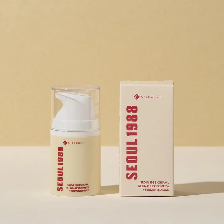 K-Secret - Seoul 1988 Retinal Liposome 1% + Fermented Rice Cream 50ml - Makeup Stash Pakistan