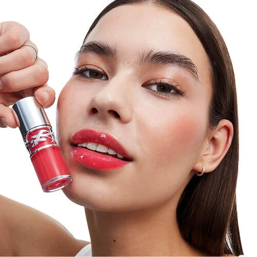YSL loveshine gloss 07, strawberry star lip gloss, ysl lip oil gloss, plumping lip gloss luxury, hydrating lip oil ysl, high shine lip gloss, non sticky lip gloss,Makeupstashpk