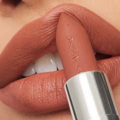 MAC Lipstick, M·A·CXIMAL, Velvet Teddy, Velvet Teddy 617, Nude Lipstick, Matte Lipstick, Silky Matte Lipstick, Hydrating Lipstick, Long Lasting Lipstick, Beige Nude Lipstick, Neutral Lipstick, Full Coverage Lipstick, Makeup, Lip Makeup, Luxury Lipstick,- Makeup Stash Pakistan