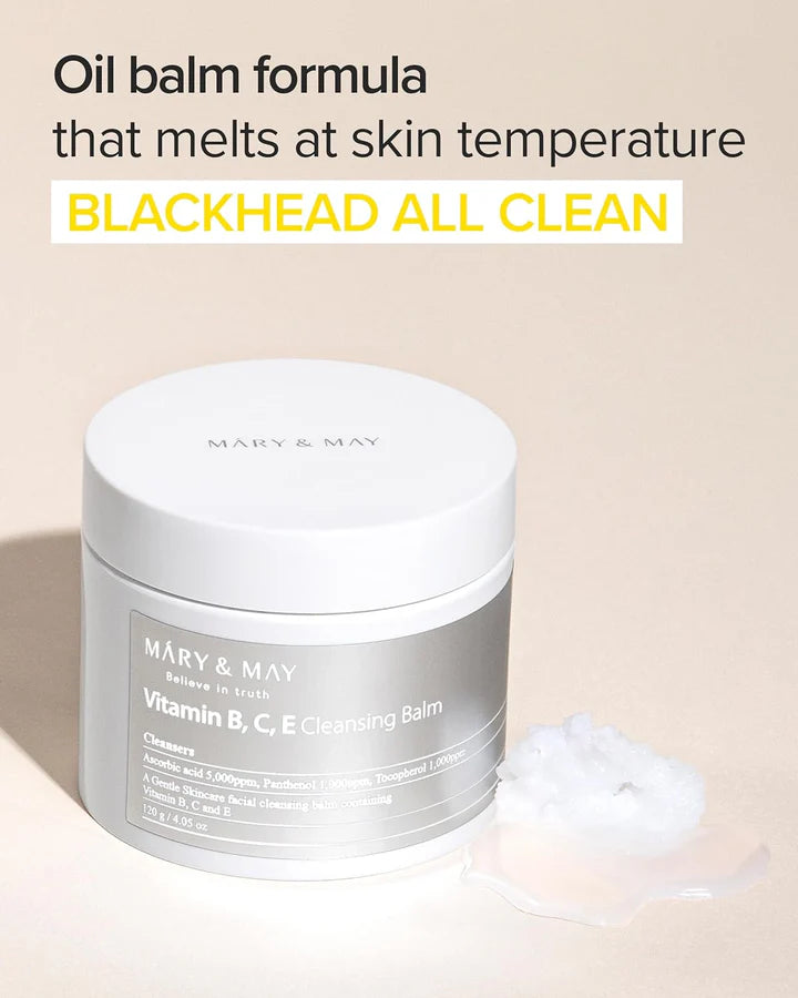 Mary & May,Cleansing Balm,Makeup Remover,Deep Cleanser,korean skincare,Makeupstashpk
