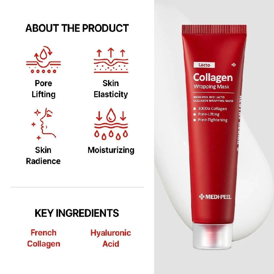 Medi Peel - Lacto Collagen Wrapping Mask 70ml - Makeup Stash Pakistan