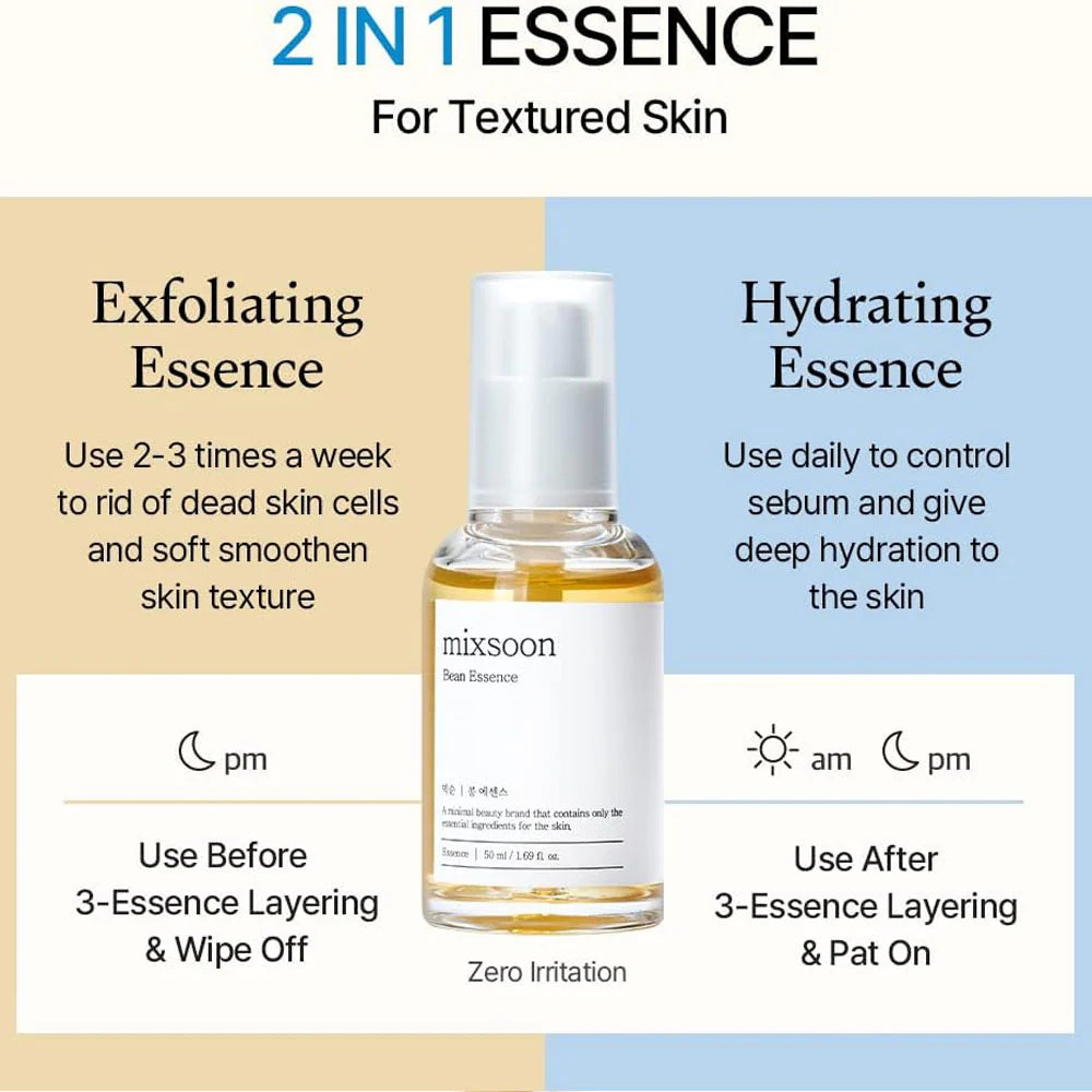 Mixsoon - Bean Fermented Essence 50ml - Makeup Stash Pakistan