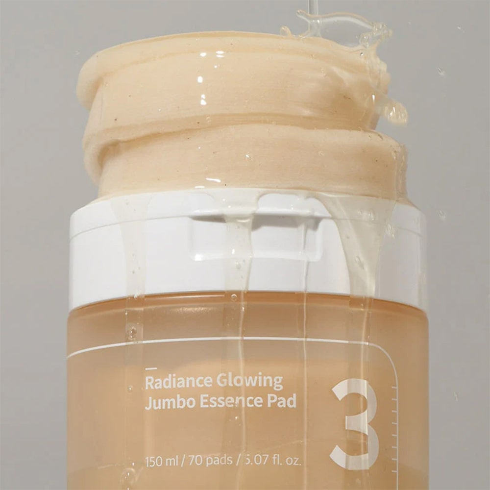 Numbuzin – No.3 Radiance Glowing Jumbo Essence Pad 150ml/70 - pads Makeup Stash Pakistan