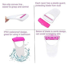 Safit Body Shaving Razor For Women-6 Piece - Makeup Stash Pakistan