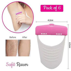 Safit Body Shaving Razor For Women-6 Piece - Makeup Stash Pakistan
