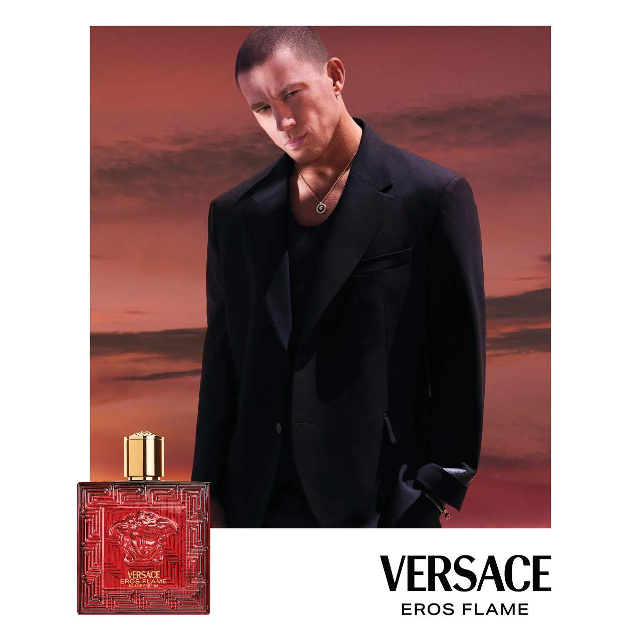 Versace Eros Flame Eau de Parfum 200ml – Fresh Spicy Woody Men’s Fragrance