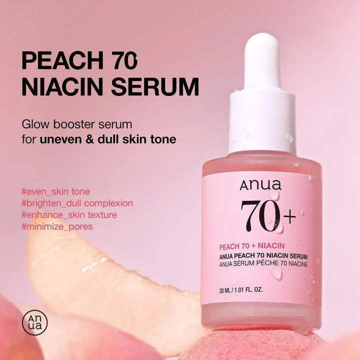 Anua Peach 70 Niacin Serum 30ml - Makeup Stash Pakistan